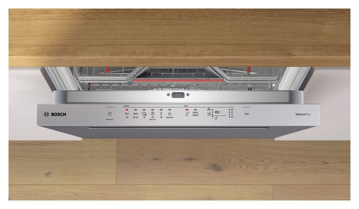 Serie 4 SMP4ECS71S 60 cm Geschirrspüler unterbaufähig Sehr leise 14 Maßgedecke aquaStop Funktion 