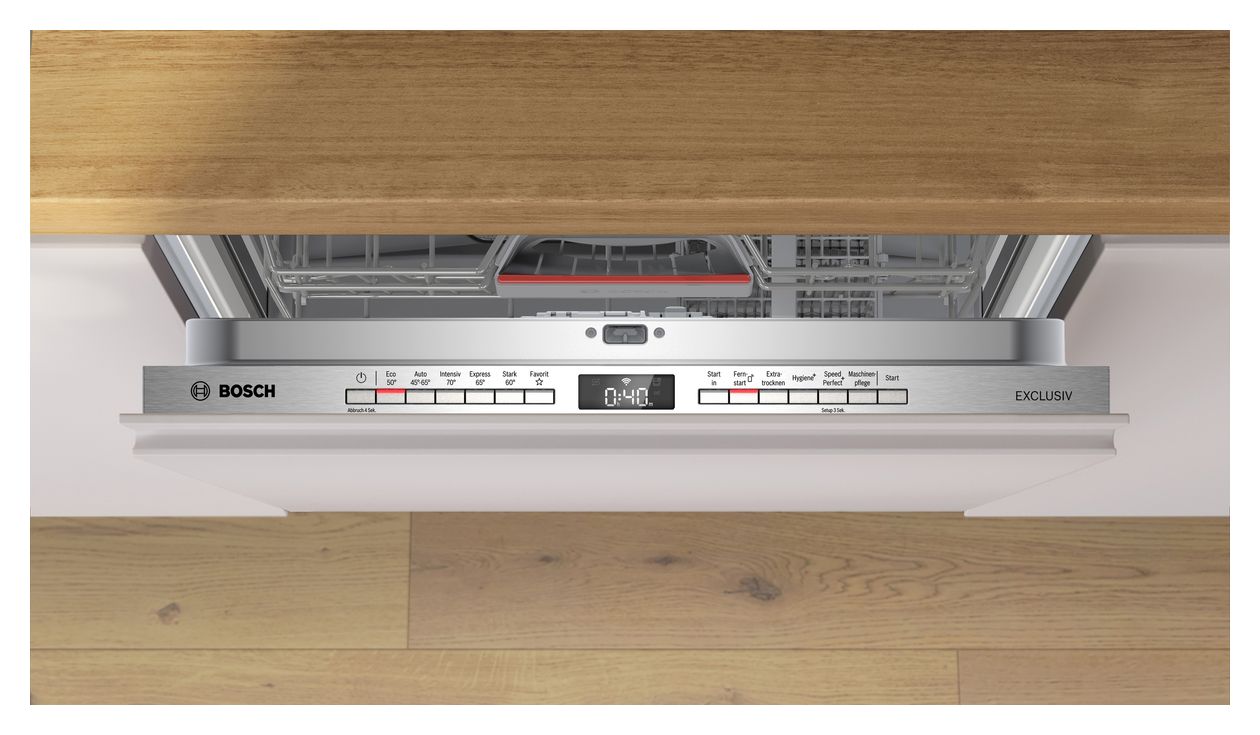 Serie 4 SMV4EUX00D 60 cm Geschirrspüler vollintegriert (ohne Front) Leise 13 Maßgedecke Wärmetauscher 