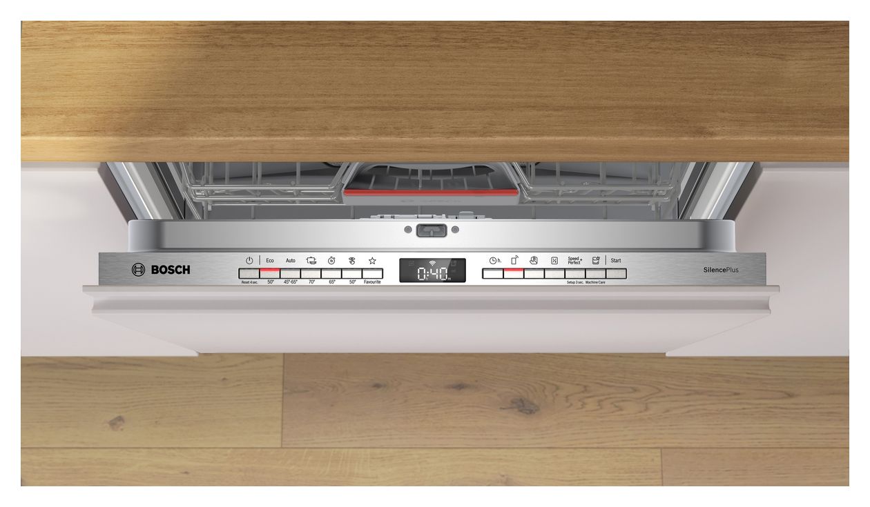 Serie 4 SMV4EVX08E 60 cm Geschirrspüler vollintegriert (ohne Front) Leise 14 Maßgedecke aquaStop Funktion 