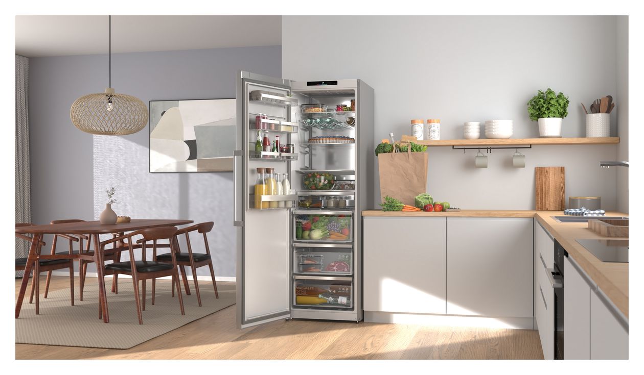 Serie 6 KSN36AICM 402 l Kühlschrank freistehend EEK: C 110 kWh Jahr NoFrost  (Edelstahl) 