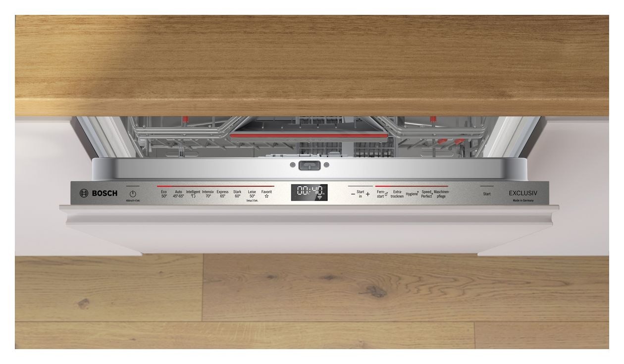 Serie 6 SBV6ZBX04D 60 cm Geschirrspüler vollintegriert (ohne Front) Sehr leise 13 Maßgedecke aquaStop Funktion Wärmetauscher 