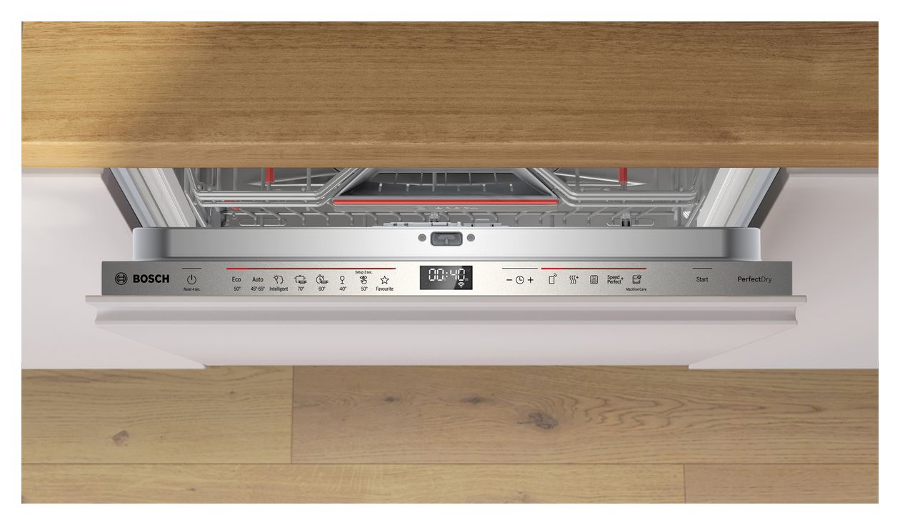 Serie 6 SBV6ZCX16E Geschirrspüler vollintegriert (ohne Front) Sehr leise 14 Maßgedecke aquaStop Funktion 