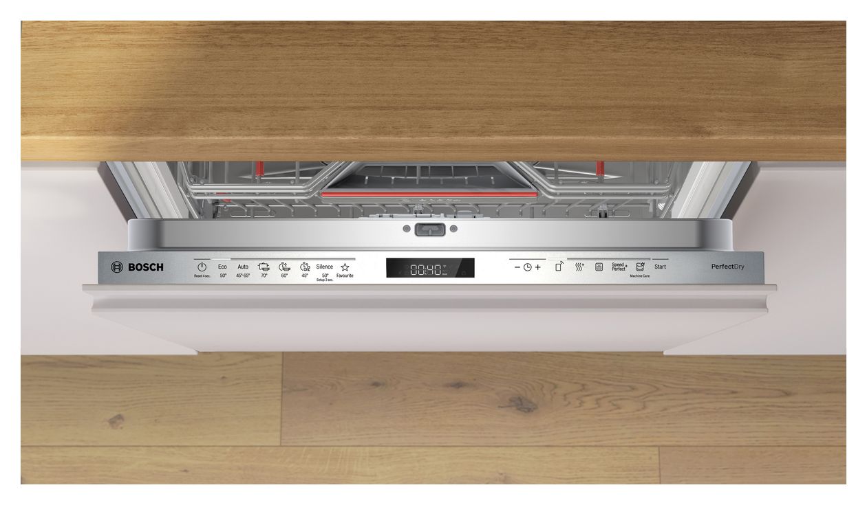 Serie 6 SBV6ZCX25E 60 cm Geschirrspüler vollintegriert (ohne Front) Sehr leise 14 Maßgedecke aquaStop Funktion 