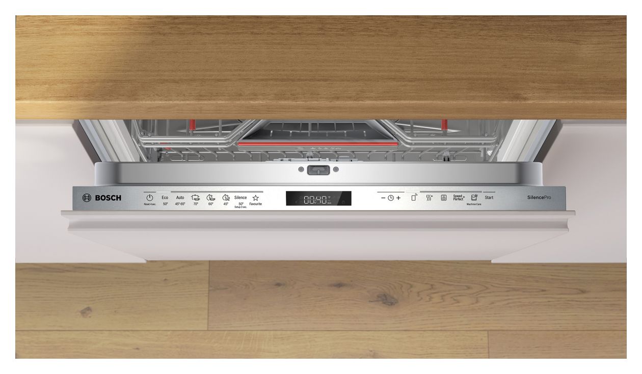 Serie 6 SMD6ECX18E 60 cm Geschirrspüler Voll integriert Sehr leise 14 Maßgedecke aquaStop Funktion Wärmetauscher/EfficientDry 
