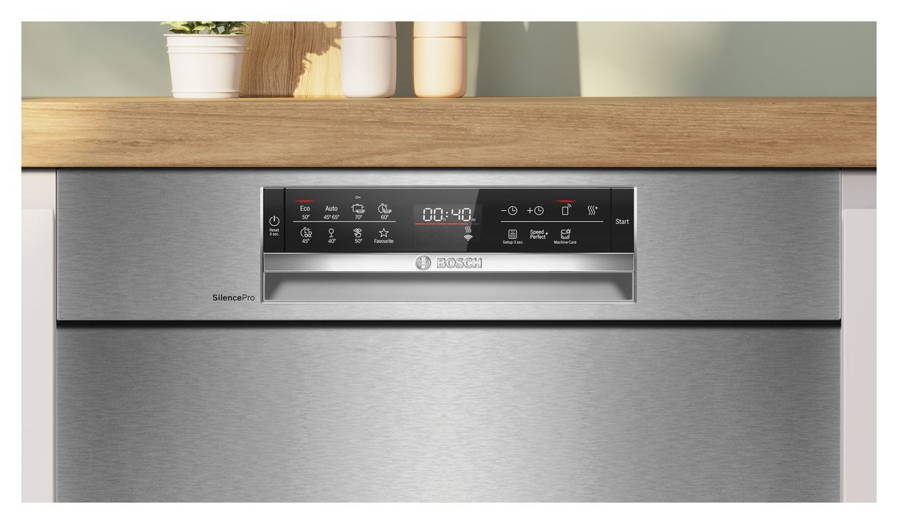 Serie 6 SMU6ECS18E 60 cm Geschirrspüler Unterbau Sehr leise 14 Maßgedecke aquaStop Funktion Wärmetauscher/EfficientDry 