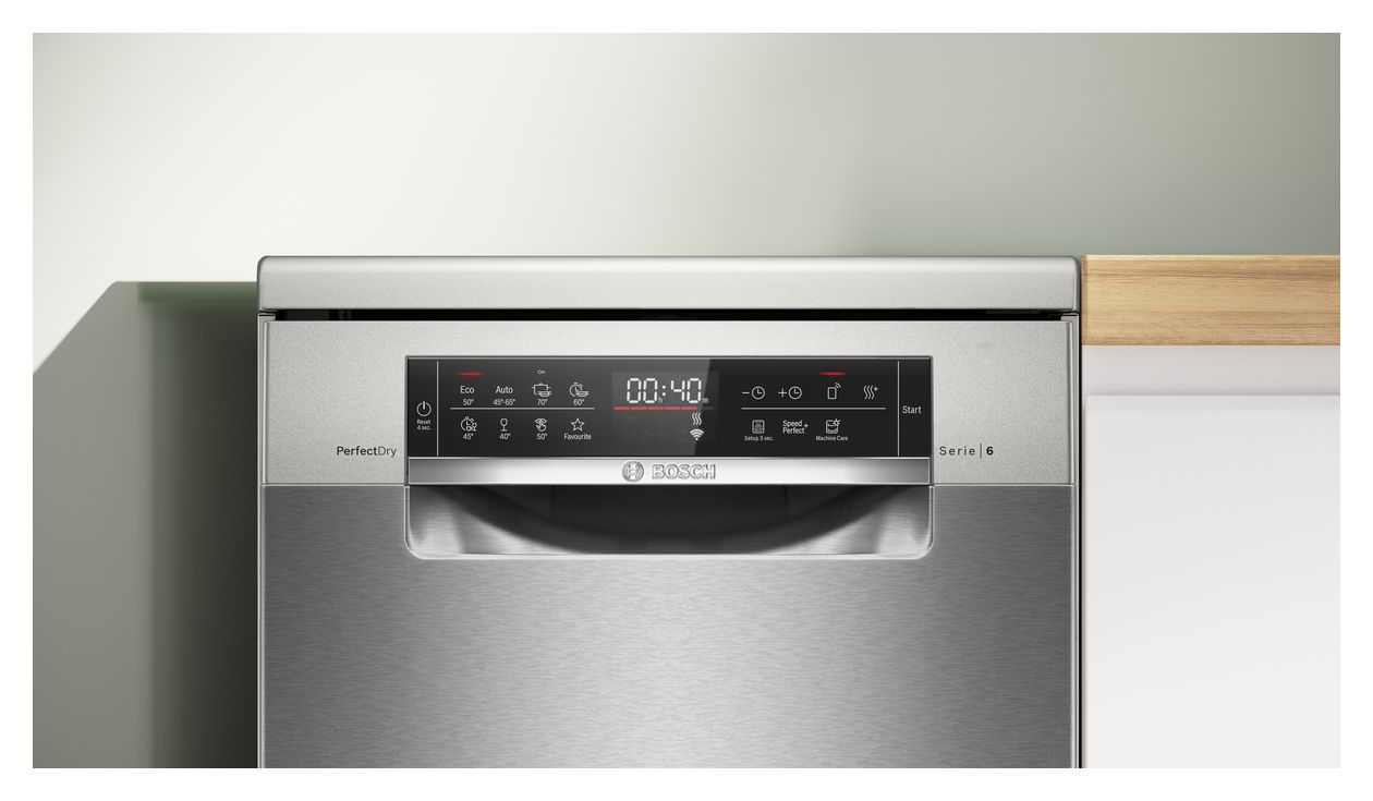 Serie 6 SPS6YMI14E 45 cm Geschirrspüler freistehend Leise 10 Maßgedecke aquaStop Funktion 