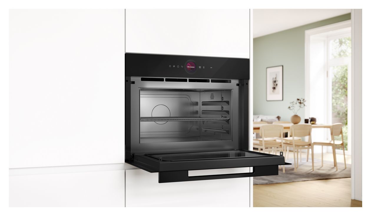 Serie 8 CEG932XB1 Einbau-Mikrowelle 1000 W Größe: groß 5 Stufen Grill (Schwarz) 