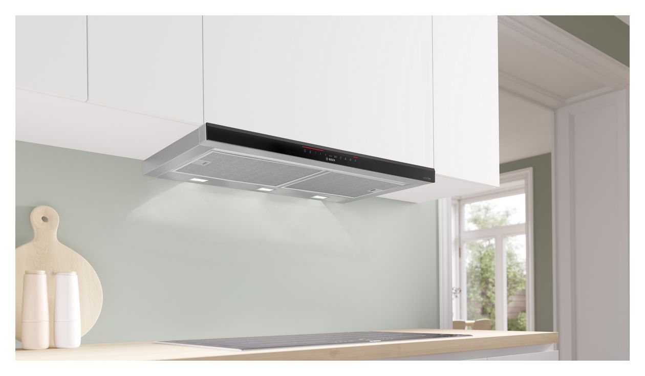 Serie 8 DFS098K54 Abluft/Umluft Dunstabzugshaube/Esse Einbau 90 cm (Edelstahl) 