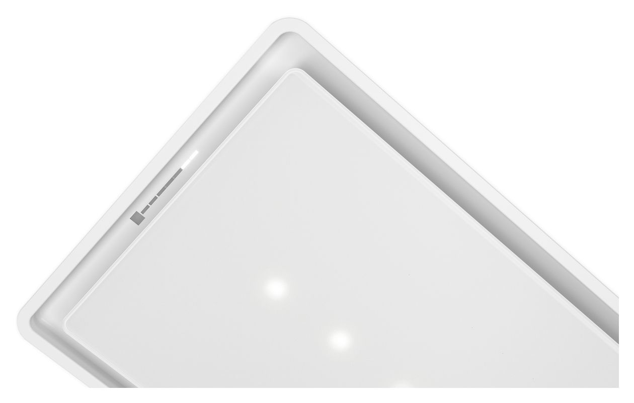 Serie 8 DRC99PS20 Abluft/Umluft Dunstabzugshaube/Esse Decke 91 cm (Silber) 