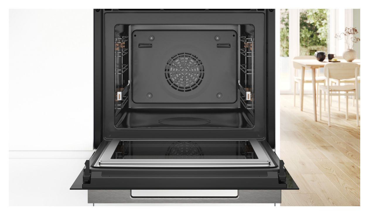 Serie 8 HMG736FB1 Einbaubackofen groß AutoClean Mikrowelle 