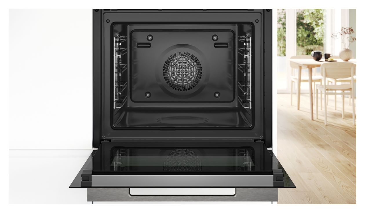 Serie 8 HRG7764B1 Einbaubackofen groß Dampfgaren AutoClean 