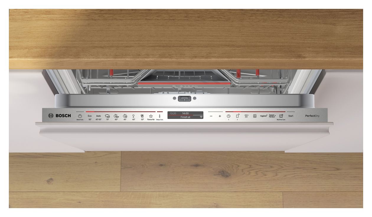 Serie 8 SBD8YCX04E 60 cm Geschirrspüler Voll integriert Sehr leise 14 Maßgedecke aquaStop Funktion Wärmetauscher 