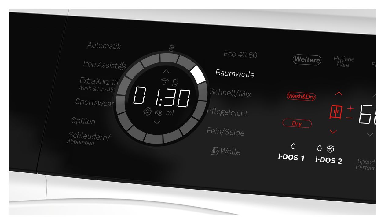 Serie 8 WNC254A90 10,5 kg 6 kg Waschtrockner 1400 U/min 