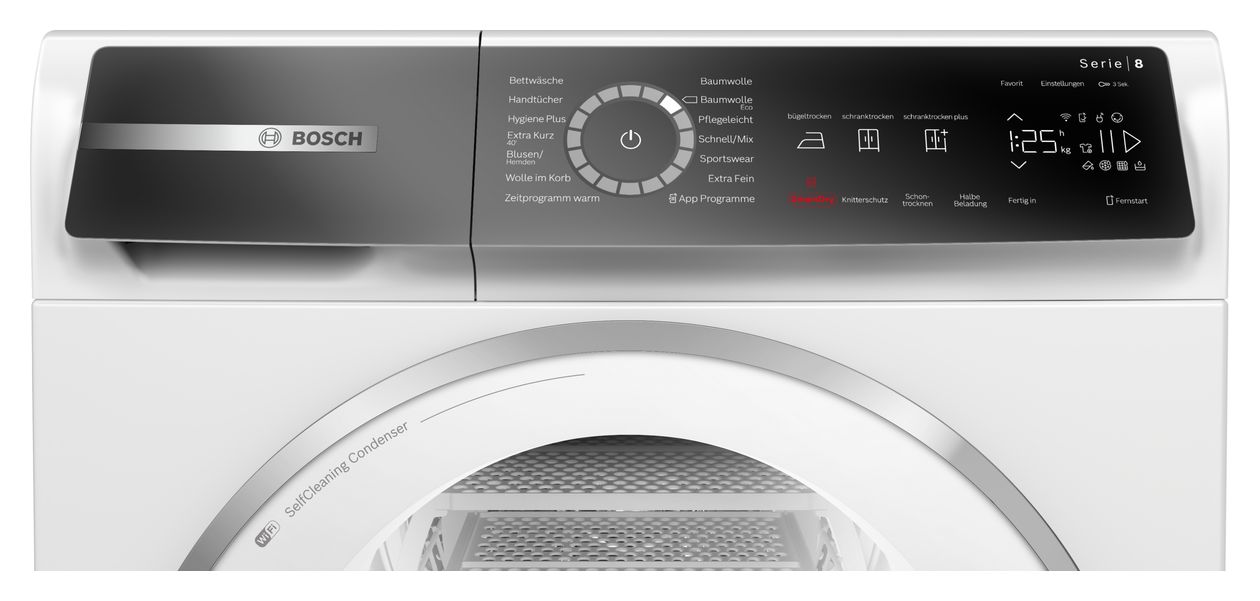 Serie 8 WQB245B90 Wärmepumpen Trockner Frontlader 