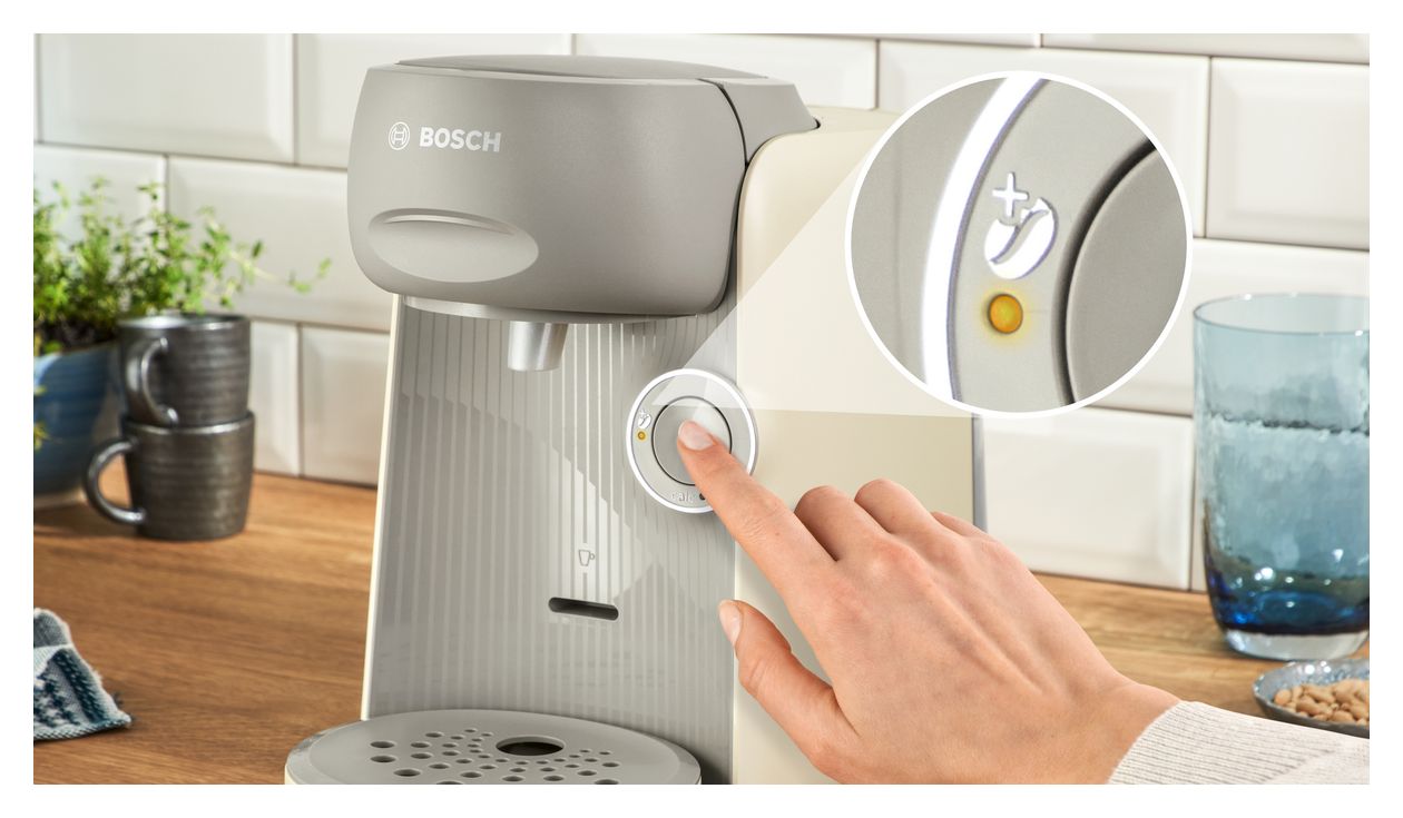 TAS167P Tassimo Finesse Kaffeekapsel Maschine  (Beige) 