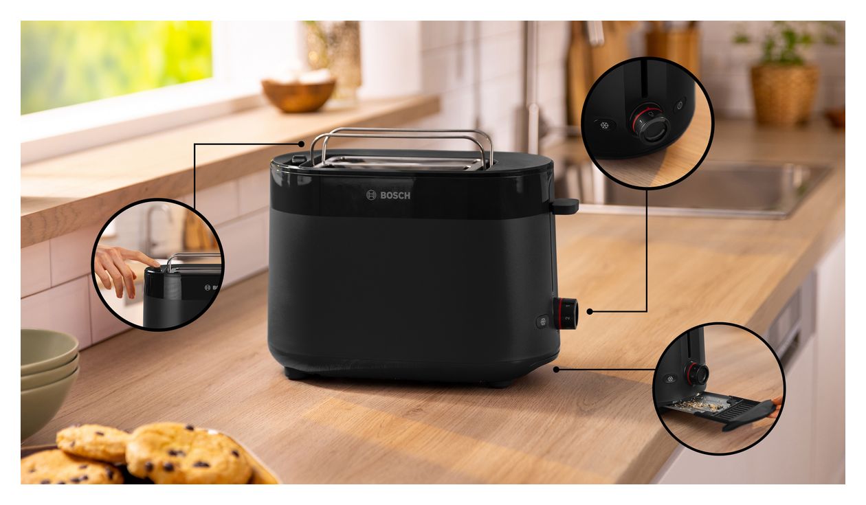 TAT2M123 MyMoment Toaster 950 W 2 Scheibe(n) 6 Stufen  (Schwarz) 