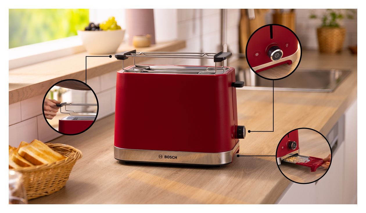 TAT4M224 MyMoment Toaster 950 W 2 Scheibe(n)  (Rot) 