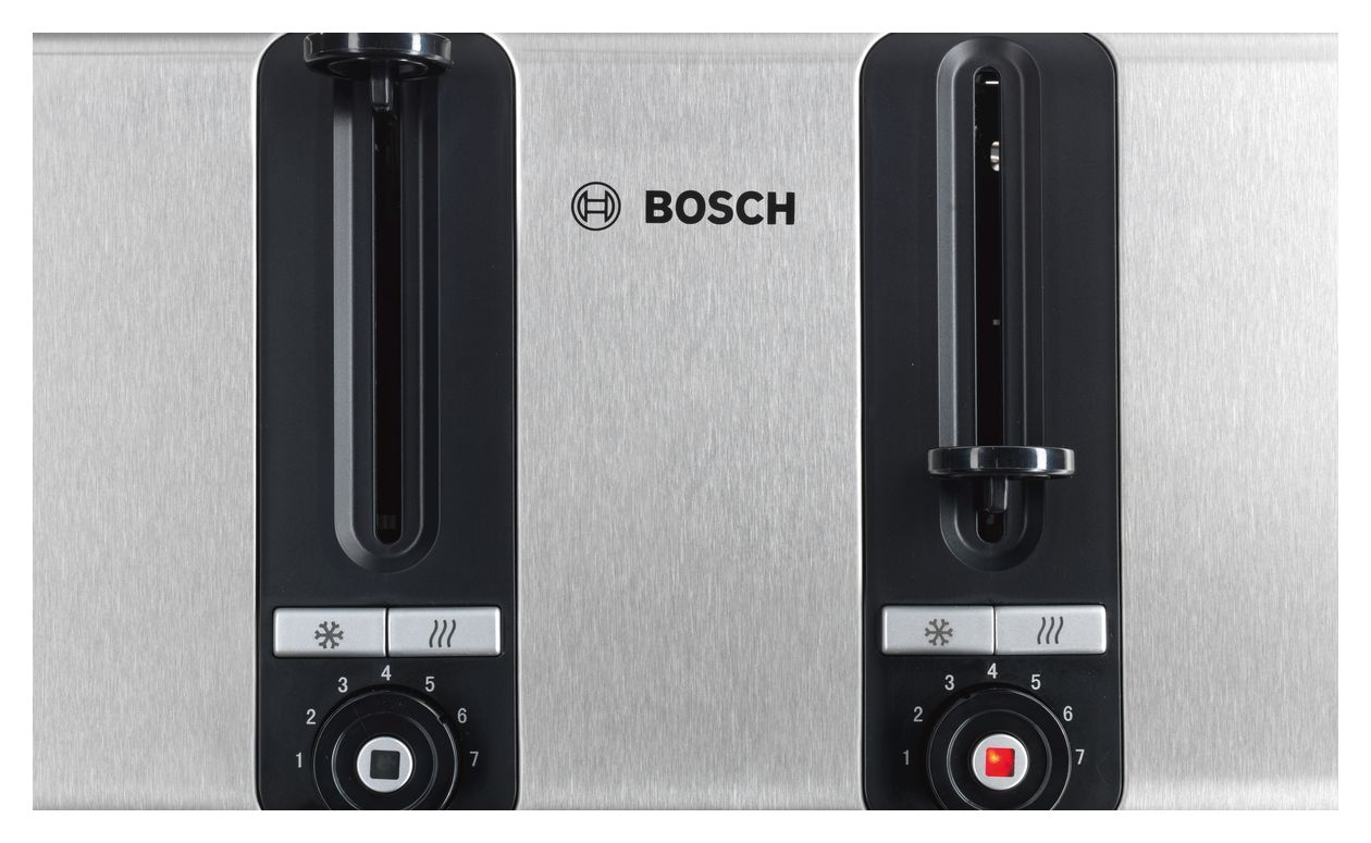 TAT7S45 Toaster 1800 W 4 Scheibe(n)  (Schwarz, Edelstahl) 