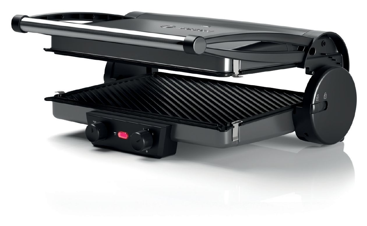 TCG4215 Kontaktgrill 2000 W mit 328 x 238 mm Fläche  (Silber) 