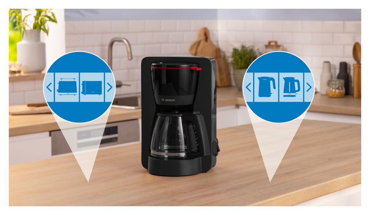TKA2M113 MyMoment 15 Tassen Filterkaffeemaschine 1,2 l  (Schwarz) 