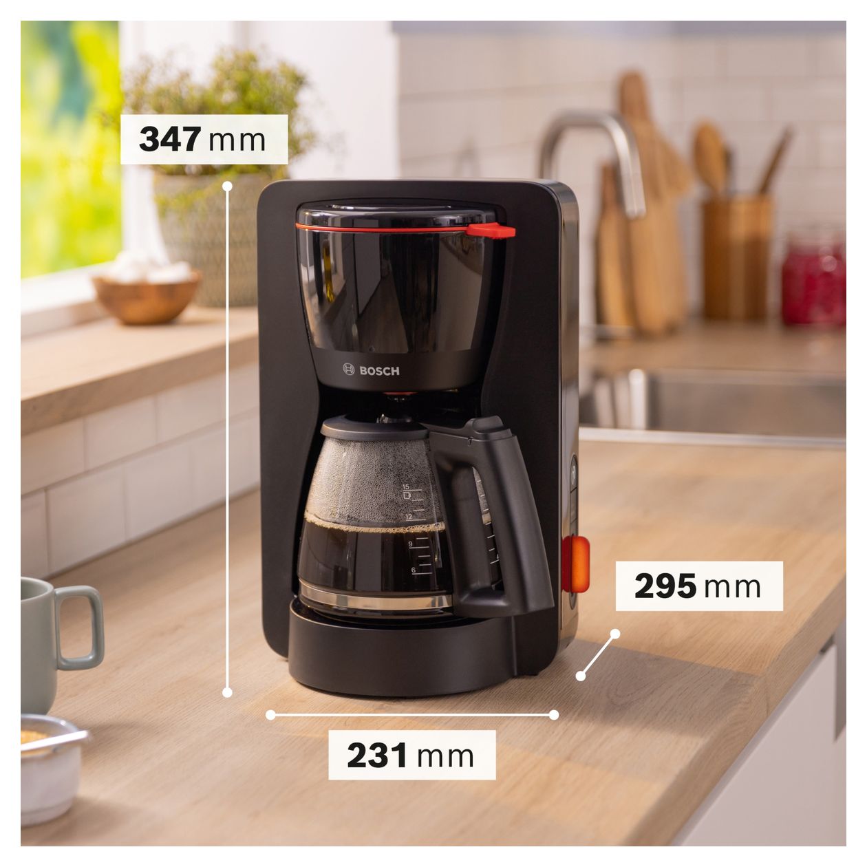 TKA3M133 MyMoment 15 Tassen Filterkaffeemaschine 1,4 l  (Schwarz) 