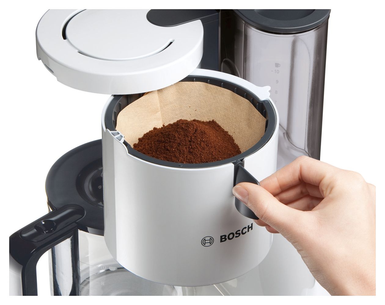 TKA8011 Styline 15 Tassen Filterkaffeemaschine 1,2 l  (Anthrazit, Weiß) 