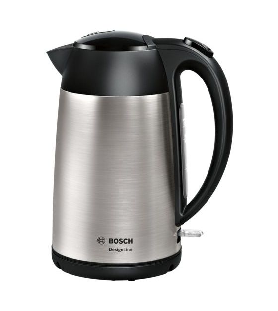 TWK3P420 DesignLine 1,7 l Wasserkocher 2400 W  (Schwarz, Edelstahl) 