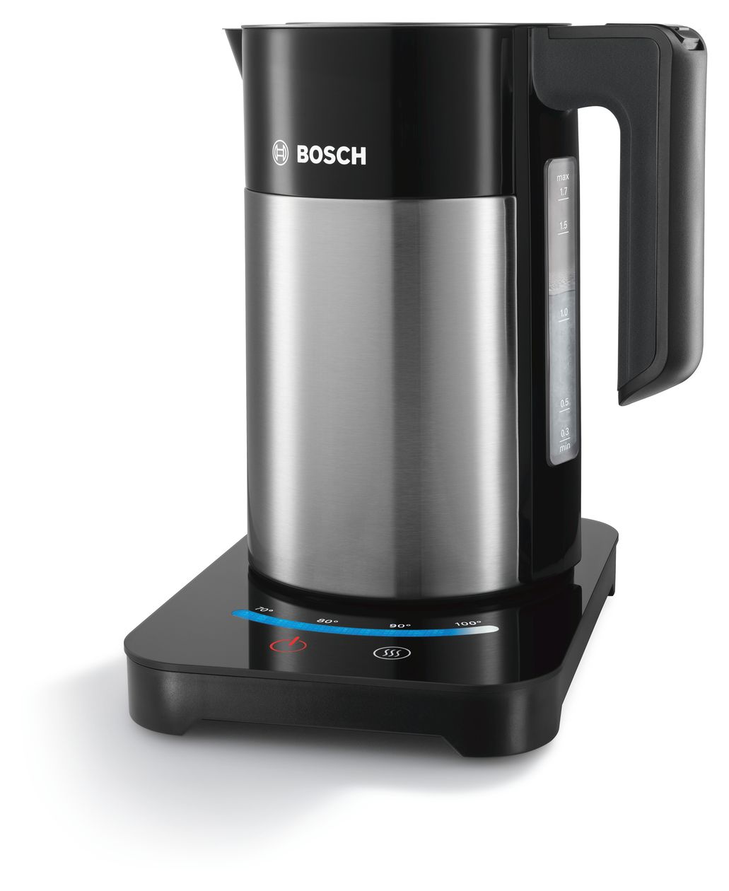 TWK7203 1,7 l Wasserkocher 1850 W  (Schwarz, Edelstahl) 