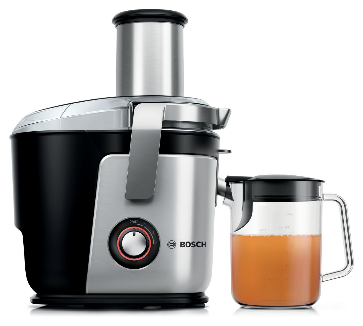 VitaJuice 4 MES4010 Entsafter 1200 W  (Schwarz, Silber) 