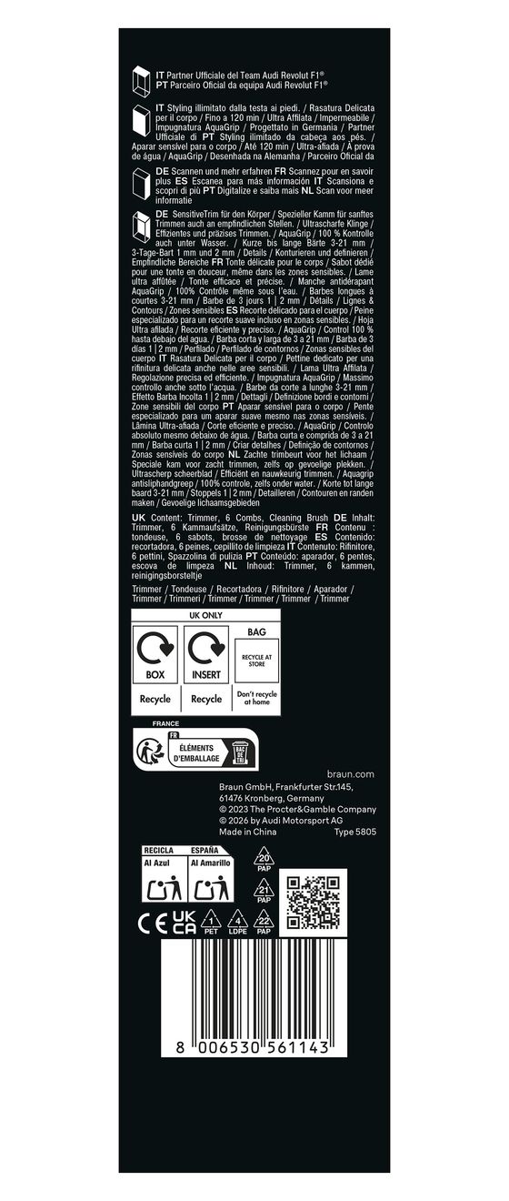 AIO5520 Series 5 Haarschneider Batterie 