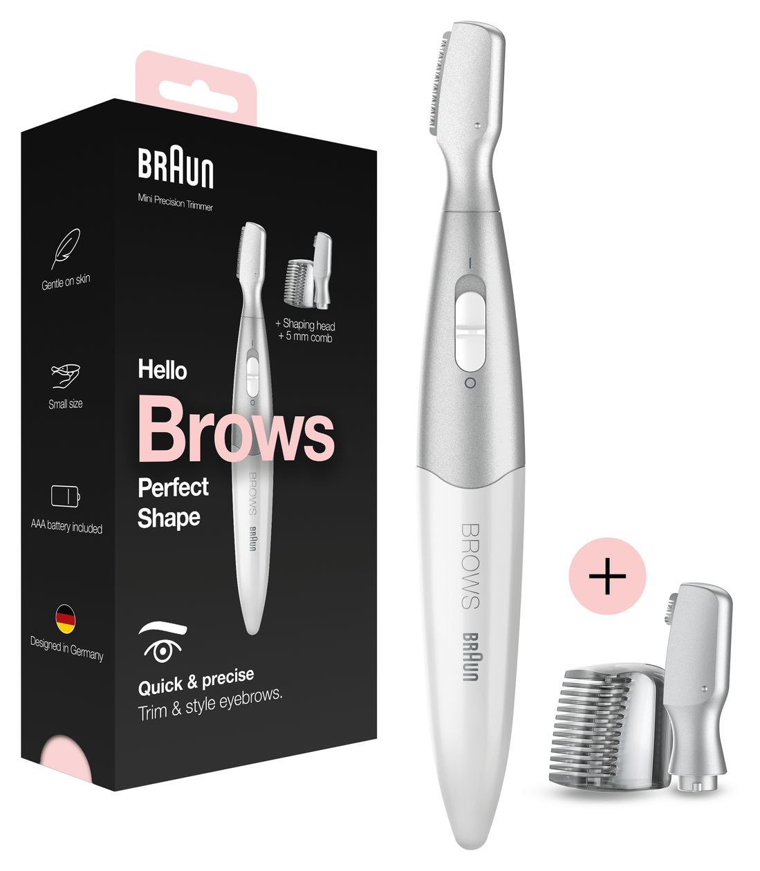 FG1106 Hello Brows Perfect Shape Trocken Rasierer 