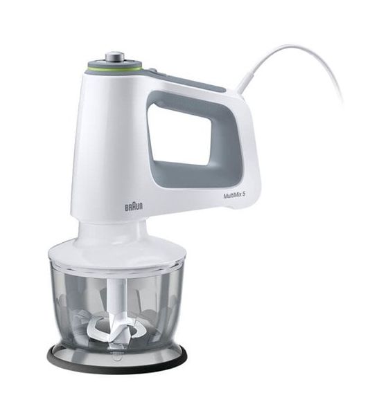 HM5137WH MultiMix 5 Handmixer 750 W 9 Stufen  (Grau, Weiß) 