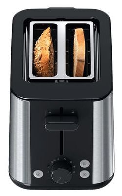 HT1510 PurShine Toaster 900 W 2 Scheibe(n) 8 Stufen (Schwarz, Edelstahl) 