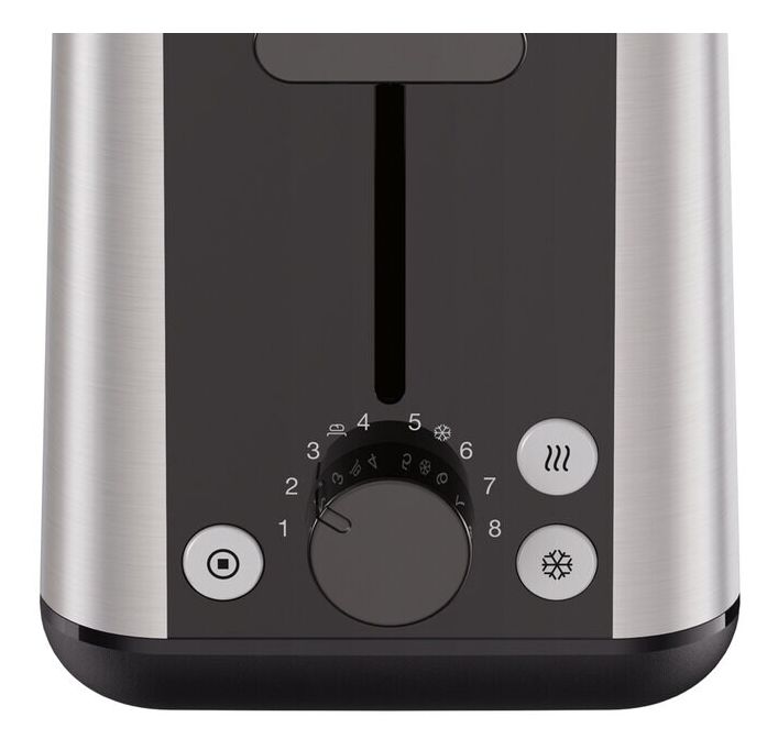 HT1610 PurShine Toaster 1030 W 8 Stufen  (Schwarz, Edelstahl) 