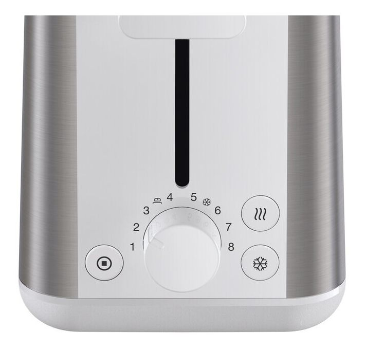 HT1610 PurShine Toaster 1030 W 8 Stufen  (Edelstahl, Weiß) 