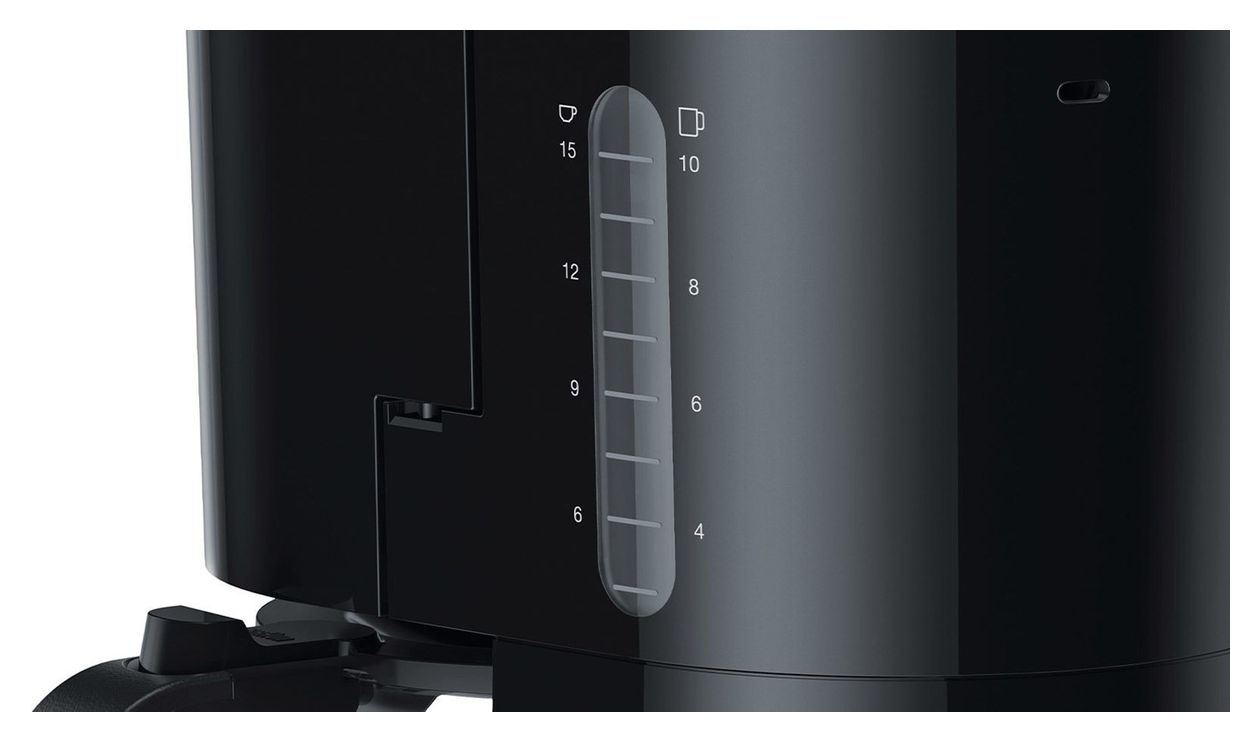 KF1100 10 Tassen Filterkaffeemaschine  (Schwarz, Weiß) 