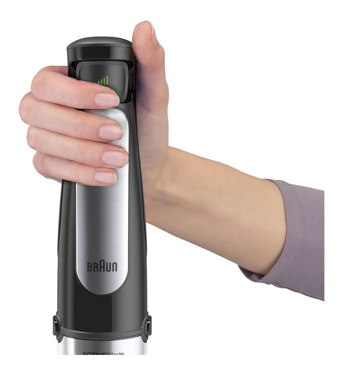 MQ7025X MultiQuick 7 Stabmixer 1000 W  (Schwarz, Edelstahl) 