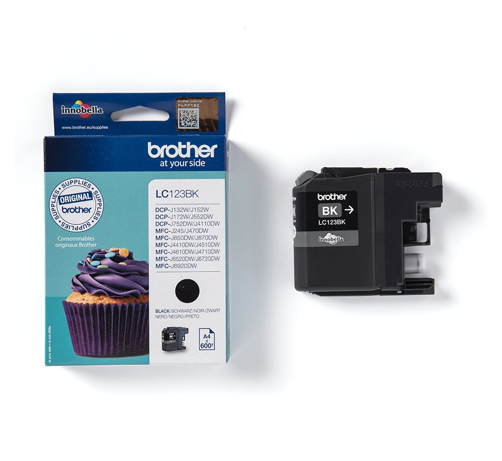 LC-123BK originale Druckerpatronen Schwarz 600 Seiten 