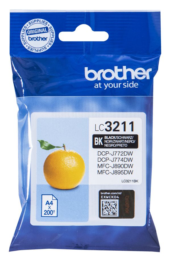 LC-3211BK originale Druckerpatronen Schwarz 200 Seiten 