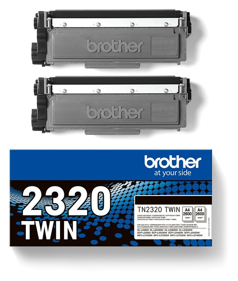 TN-2320TWIN originale Druckerpatronen Schwarz 