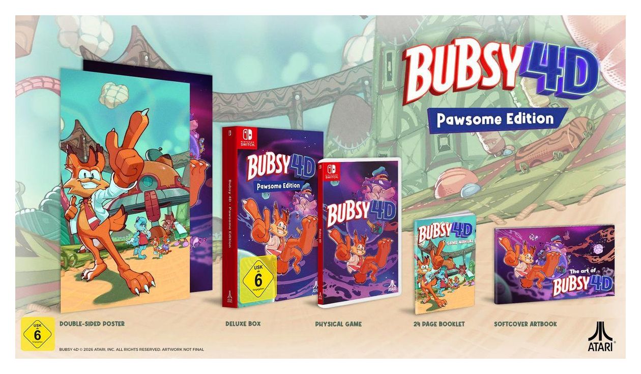 Bubsy 4D Pawsome Edition (Nintendo Switch) 