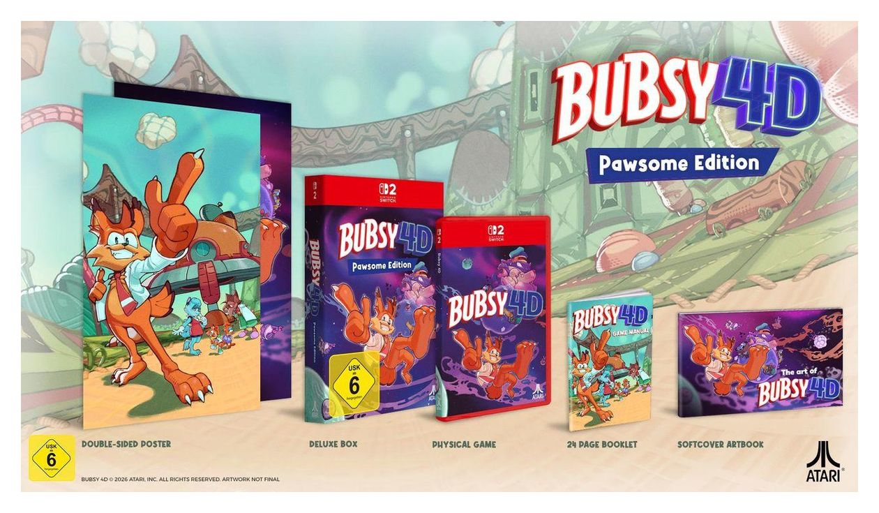 Bubsy 4D Pawsome Edition (Nintendo Switch 2) 