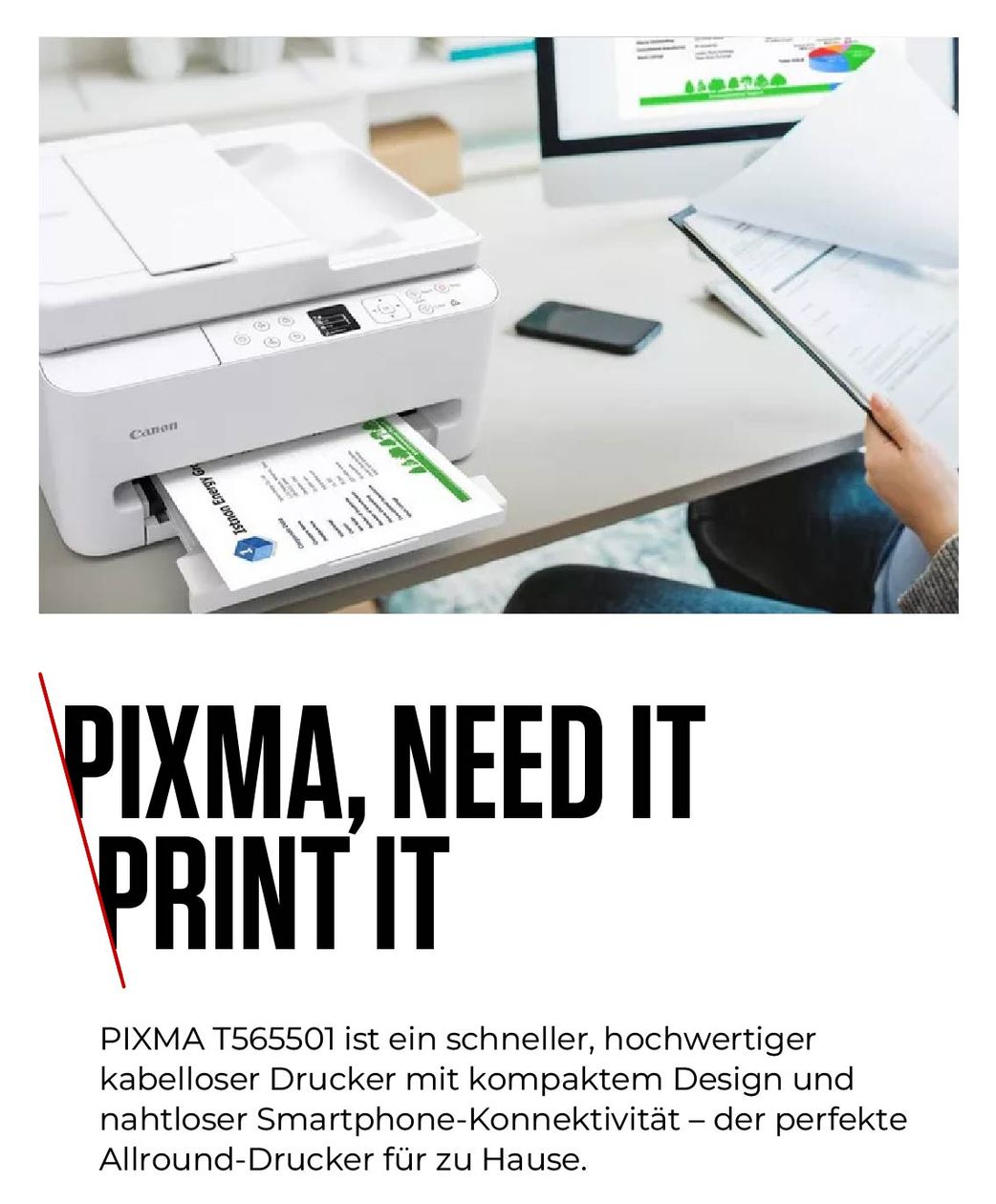 PixmaTS7550i All in One A4 Tintenstrahl Drucker 1200 x 1200 DPI 