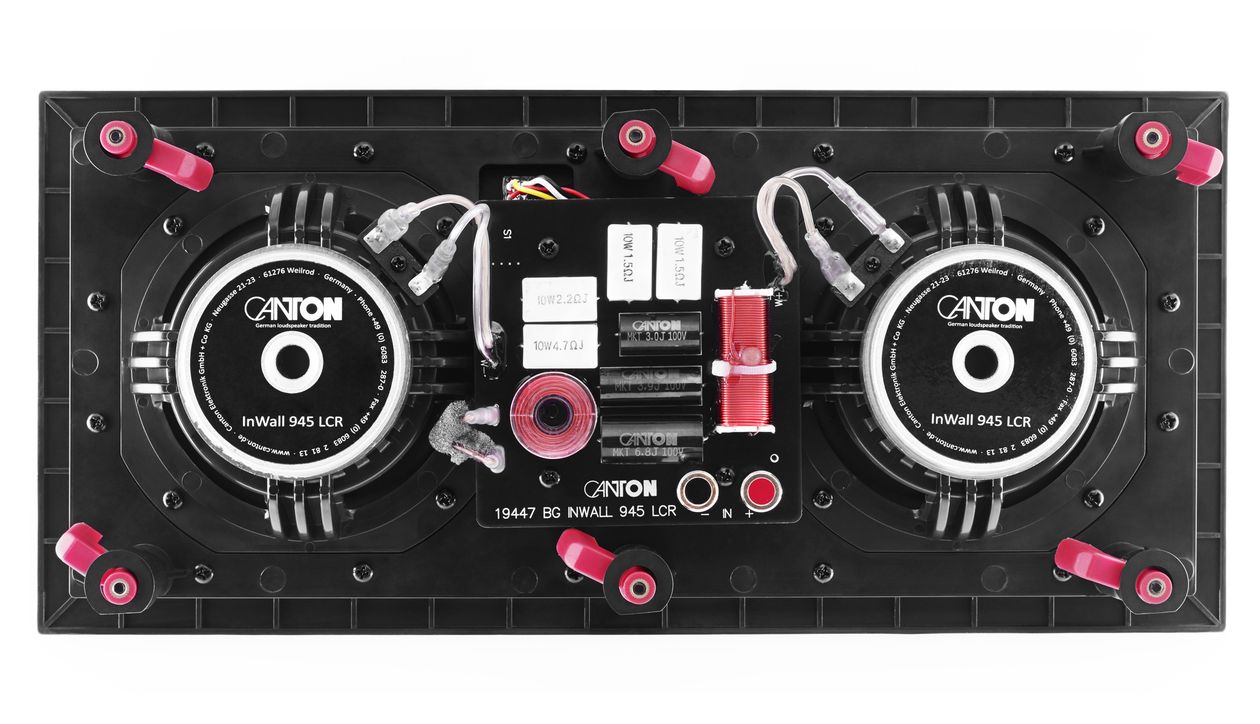 InWall 949 LCR 70 W Lautsprecher  (Schwarz) 