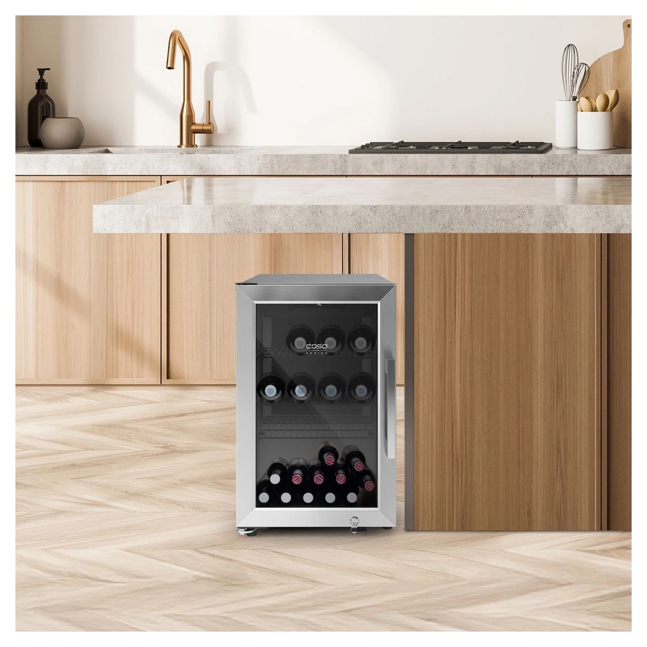 BBQ Deluxe-L Smart Weinkühler Freistehend 