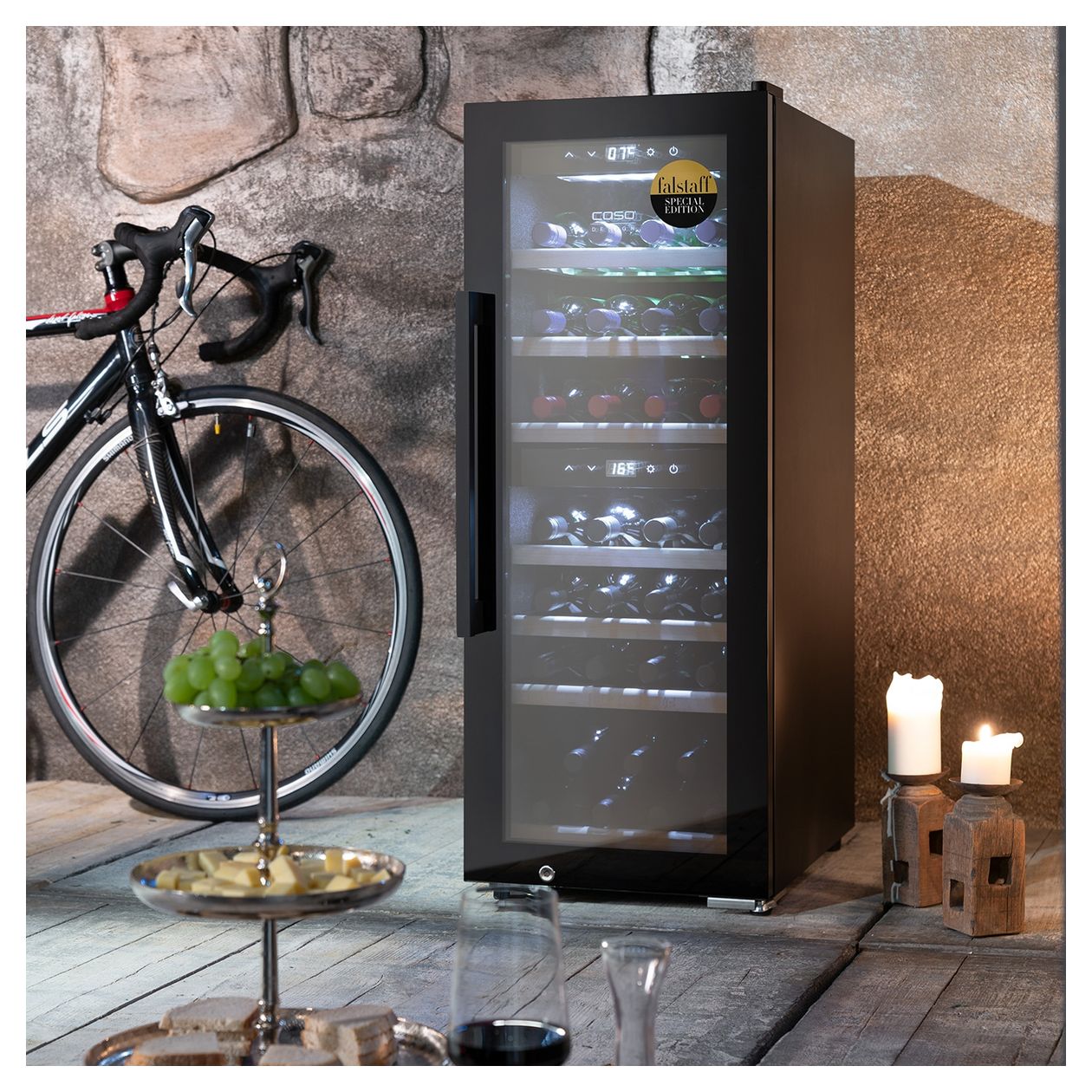 WineExclusive 38 Smart Weinkühler Freistehend EEK: G 2 Zonen 38 Flasche(n) 