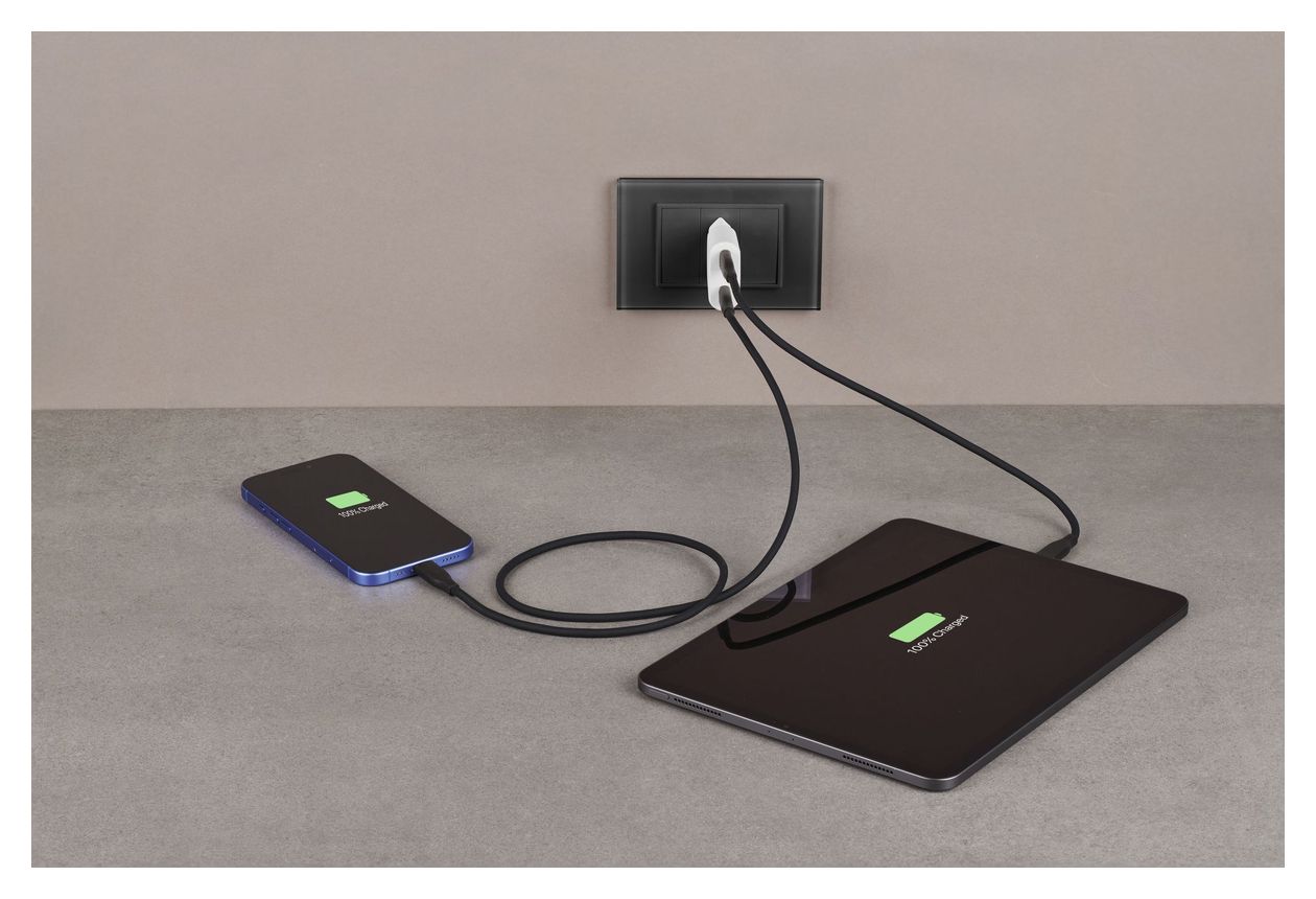 2xUSB-C Ladegerät mit GaN-Technologie -GAN SLIM 30W 