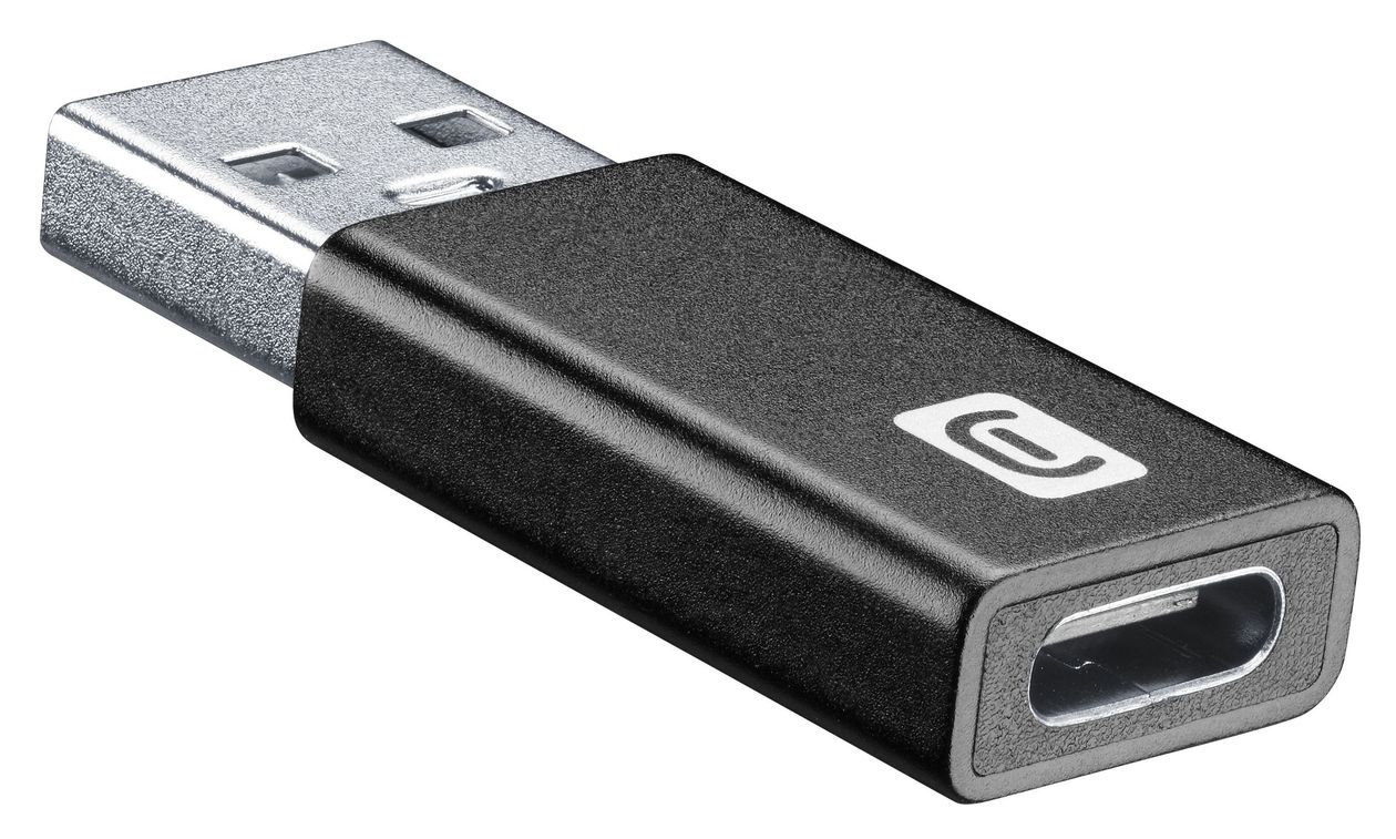 Adapter von USB auf USB-C Wandelt den USB-Anschluss in USB-C um 