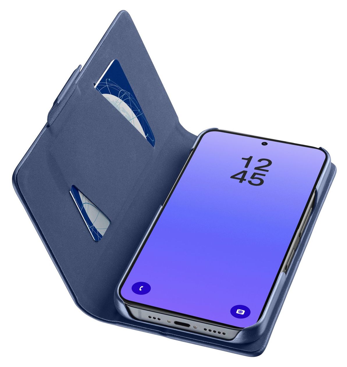 Book 3 Folio für Samsung Galaxy A37  (Blau) 