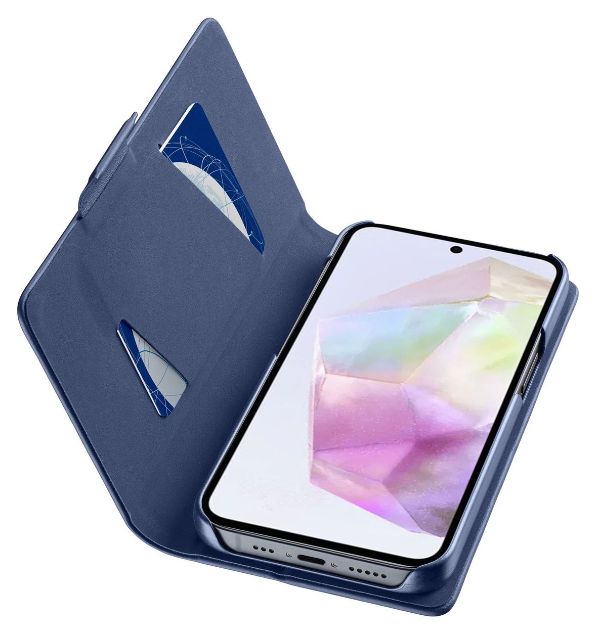 Book Folio für Samsung  (Blau) 